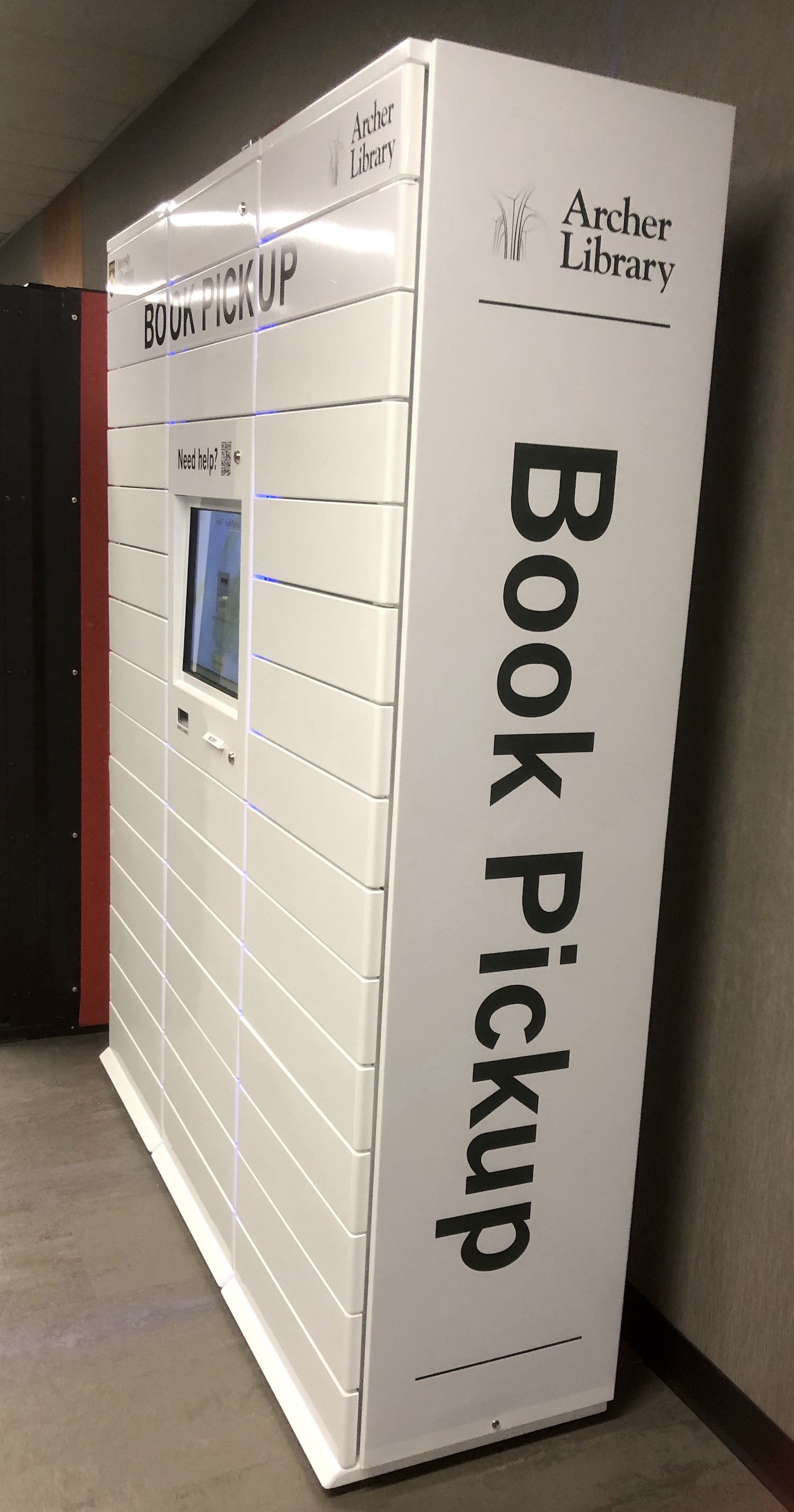 Book pickup lockers