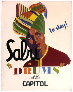 to-day!  Sabu in 'Drums' at the Capitol